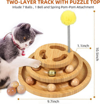 Cat Ball Track Toy, Kitty Toys Roller - Large - Plus - image 2