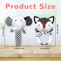 XIXILAND Baby Rattles 0-6 Months Newborn Toys Infant Toys 0-3 Months - Baby Rattles - image 4
