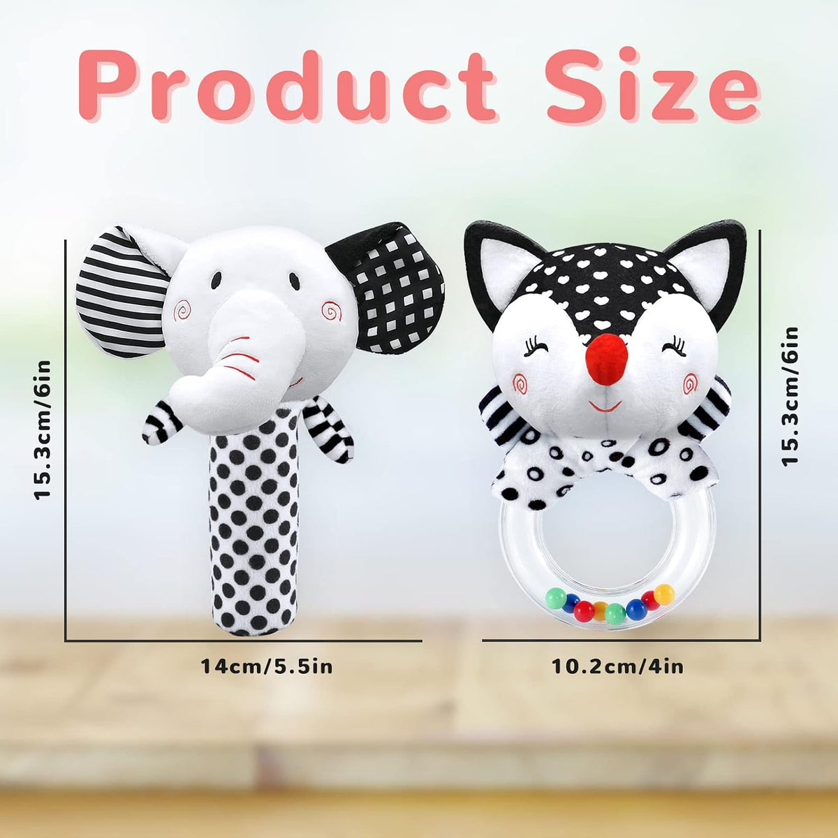 XIXILAND Baby Rattles 0-6 Months Newborn Toys Infant Toys 0-3 Months - Baby Rattles - image 4