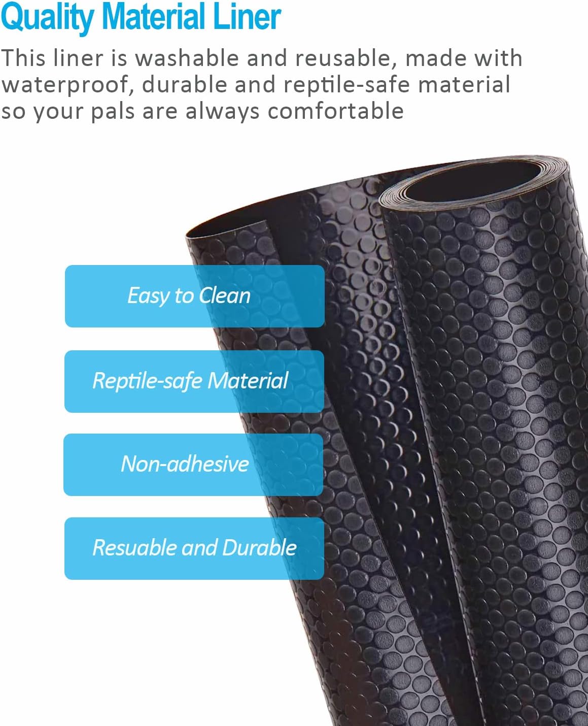 Bearded Dragon Tank Accessories - Black - image 2
