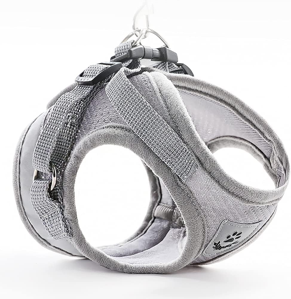 FEimaX Dog Harness and Leash Set for Walking - Grey / X-Large - image 4