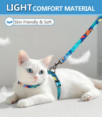 Cat Harness and Leash Set, Escape Proof Cat Harnesses – Essentials for Cats - Morandi Green / Small (4-10 lb) - image 4