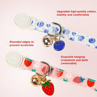 Halloween Cat Collar-2Pack Autumn Pumpkin Kitten Collars-Funny - Blueberry&StarBerry - image 2