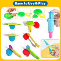 Dough Tools 55 PCS Dough Play Tools Set for Kids - 24 pcs - image 3