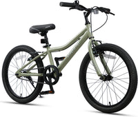 AVASTA Bilbo 18 20 24 Inch Kids Bike for Boys Girls Youth 5-14 Years - Army Green / 20 Inch with Kickstand