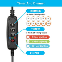 Aquarium LED Light USB 5V1A RGBW 5730 Timmer 1~10Gal Fish Tank Clip - 8.0 Watt Hours - image 2