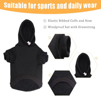 Security Dog Sweater Soft Brushed Fleece Clothes Hoodie Sweatshirt - Large - image 3