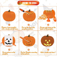 SKINOSM Pumpkin Carving Kit for Kids - image 2