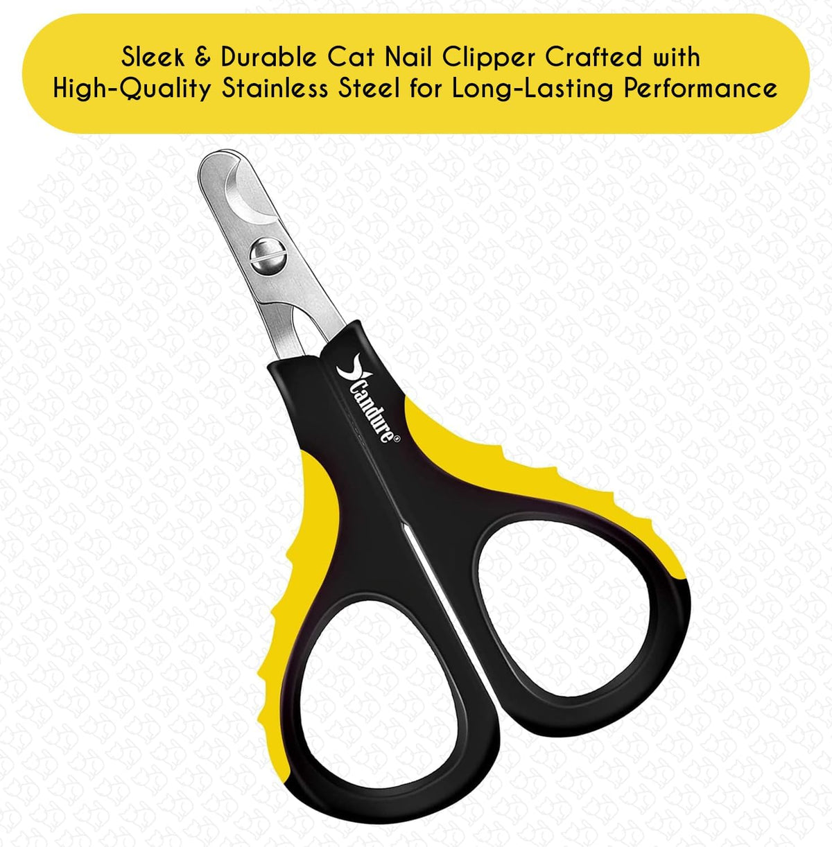 Candure Pet Nail Clippers - Bright Yellow / Small pets - image 4