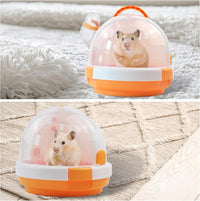 Hamster Carrier Cage Portable Cages Small Animals Carry Travel Case - 【Orange】 - image 3
