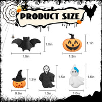 Kleeblatt Halloween erasers for kids shaped like pumpkins, ghosts, bats, skulls and cats - view 20
