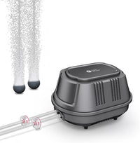 AquaMiracle Aquarium Air Pump 3W/6W/10W - For Tanks up to 100 Gal