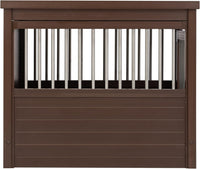 New Age Pet ECOFLEX Large Furniture Style Dog Crate & End Table - Brown / 29.5"L x 21.1"W x 25.2"H - image 3