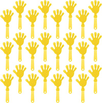 24 royal blue plastic hand clapper noisemakers, 7.5 inches long - view 6