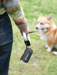 Gobeigo Dog Poop Bag Holder with Used Bag Carrier – Essentials for Dogs - Gray - image 2