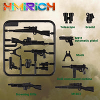 Himirich U.S. WW2 military weapons pack for mini figures in black ABS plastic - view 30