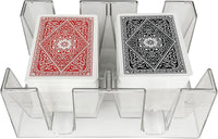 Yuanhe 9 Deck Clear Canasta Playing Card Tray – Fun for Kids & Family - 6 Deck - image 2