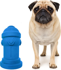 Small Dog Fire Hydrant 4x7 Silicone Soft Potty Training Aid for Small - Blue
