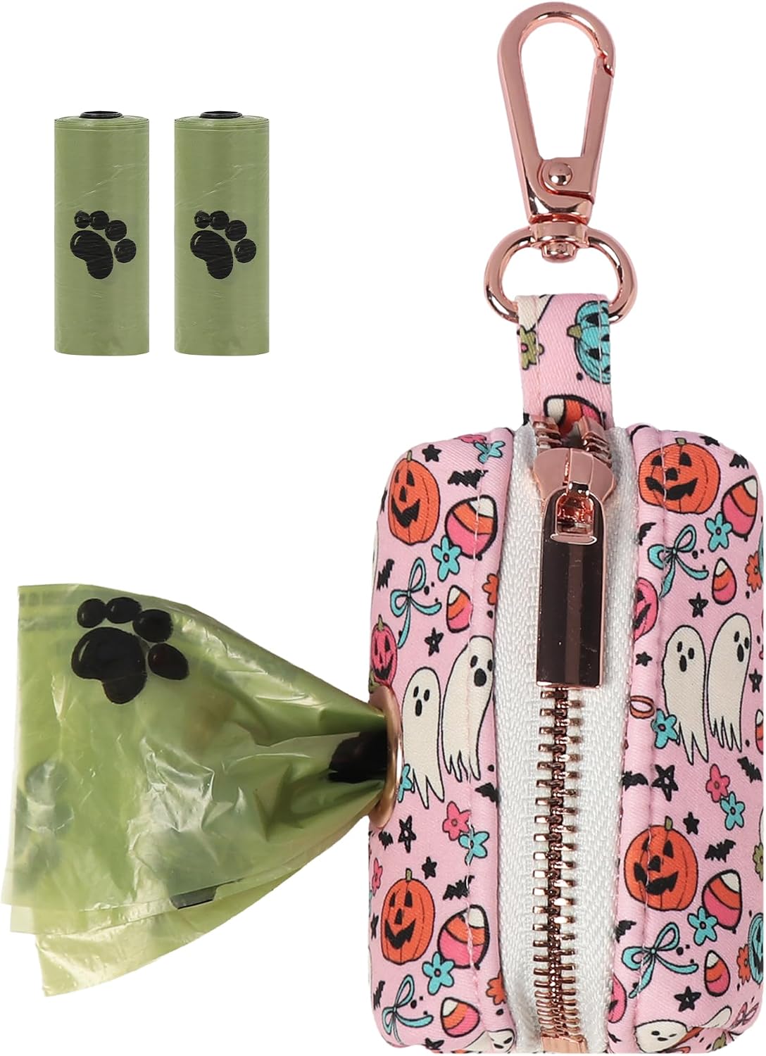 ARING PET Dog Waste Bag Dispenser - 1 Count (Pack of 1) / Halloween Pink