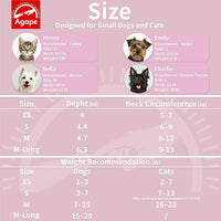 Agape Soft Cone for Cats & Small Dogs, Comfy Pet Cone to Stop Licking, Adjustable Cat E Collar Alternative After Surgery, Protective Elizabethan Collar for Pup & Kitty, Water Repellent Recovery Cone