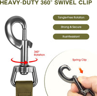 Wolfone Waterproof Dog Leash 10FT Long Line Training Leash for Dogs – Essentials for Dogs - 30ft x 0.75 IN / Army Green - image 4