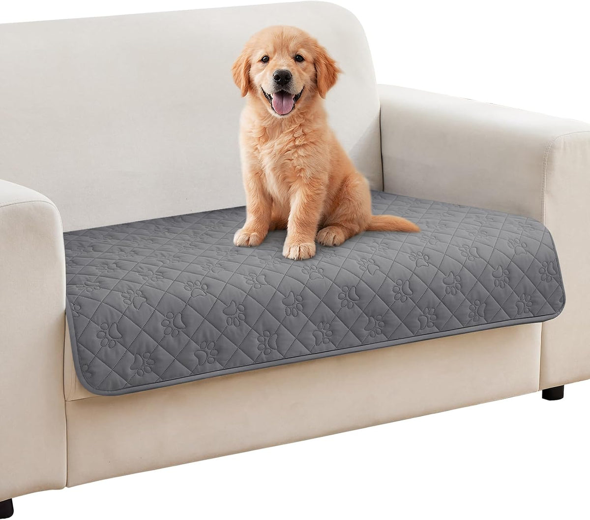 PAWFINITY Waterproof Dog Blanket for Couch - Grey / 40x50 Inch (Pack of 1)