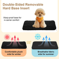 Dog Purse Carrier for Small Dogs Cats Rabbits Up to 12lbs - Black - image 4