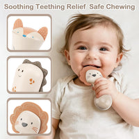Baby Rattles & Teethers Set, Baby Toys 0-6 Months - 3 PCS - image 3
