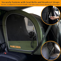 PAWZIDEA Dog Stroller for Large Dogs, Collapsible Pet Stroller with Detachable Carrier, Portable Dog Crate for Car Seat, Adjustable Handle, All-Terrain 9” Wheels, Ideal for Travel & Outdoor Adventures