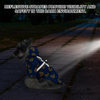 Dog Raincoats for Medium Dogs, Waterproof Rain Jacket with Hood – Essentials for Dogs - Duck Blue / XS(Back 10.5", Chest 16.9", Neck 12") - image 3