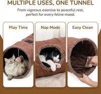 51"x 12" Collasiple Cat Play Tunnel, Cats Tubes and Tunnels - image 4