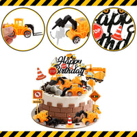 44PCS Halloween Cake Toppers with Spider Bat Castle Pumpkin Skull - Construction - image 4