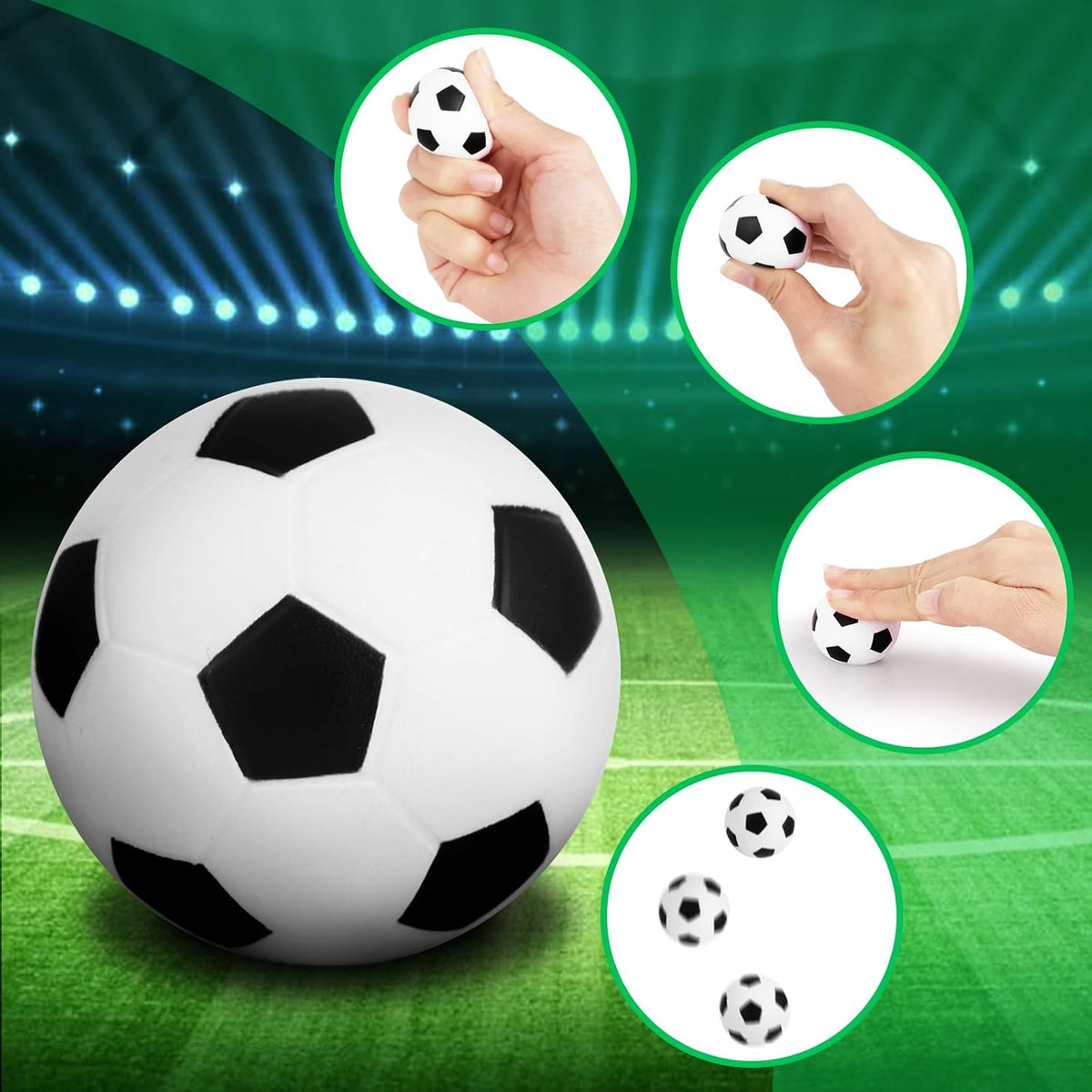 Hxezoc 20 mini baseball stress balls made of soft foam - view 19