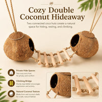 RUNANIA Crested Gecko Tank Accessories，Reptile Vines Plants - Large - image 3
