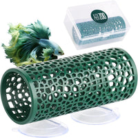 Abizoo Betta Fish Tunnel & Reptile Hide - Dark Green