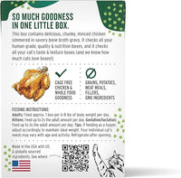 The Honest Kitchen Minced - Chicken in Bone Broth Gravy Wet Cat Food, 5.5 oz (Pack of 12)