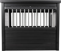 New Age Pet ECOFLEX Large Furniture Style Dog Crate & End Table - Black / 29.5"L x 21.1"W x 25.2"H - image 2