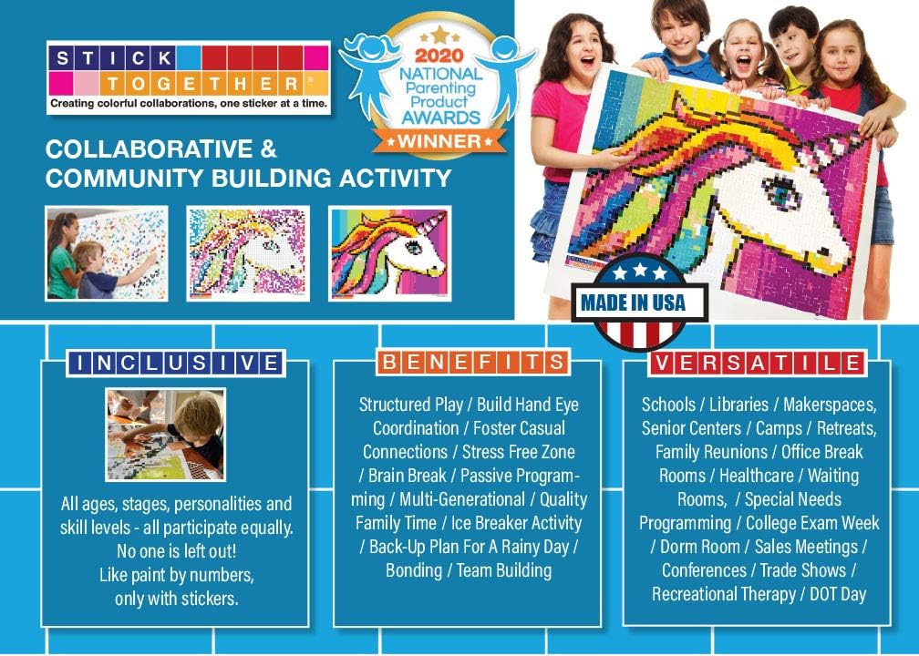 StickTogether Starry Night mosaic sticker poster kit, 40 x 36 inch - view 17