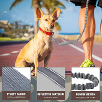 AUROTH Bungee Dog Leash for Large Dogs - Grey / MAX: 4.5 FT - image 2