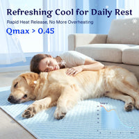 Mora Pets Dog Cooling Mat Instant Pet Cooling Pad Bed for Large Dogs - Blue / 47-Inch (X-Large) - image 3