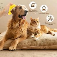 Cat Comb, Cat Grooming Brush, Self-Cleaning Flea Comb, Multi-Functional Pet Comb,Suitable for Pet Massage, Cleaning And Hair Removal