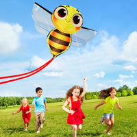 HENGDA KITE cartoon bee kite with yellow body, light wings and long tail - view 11