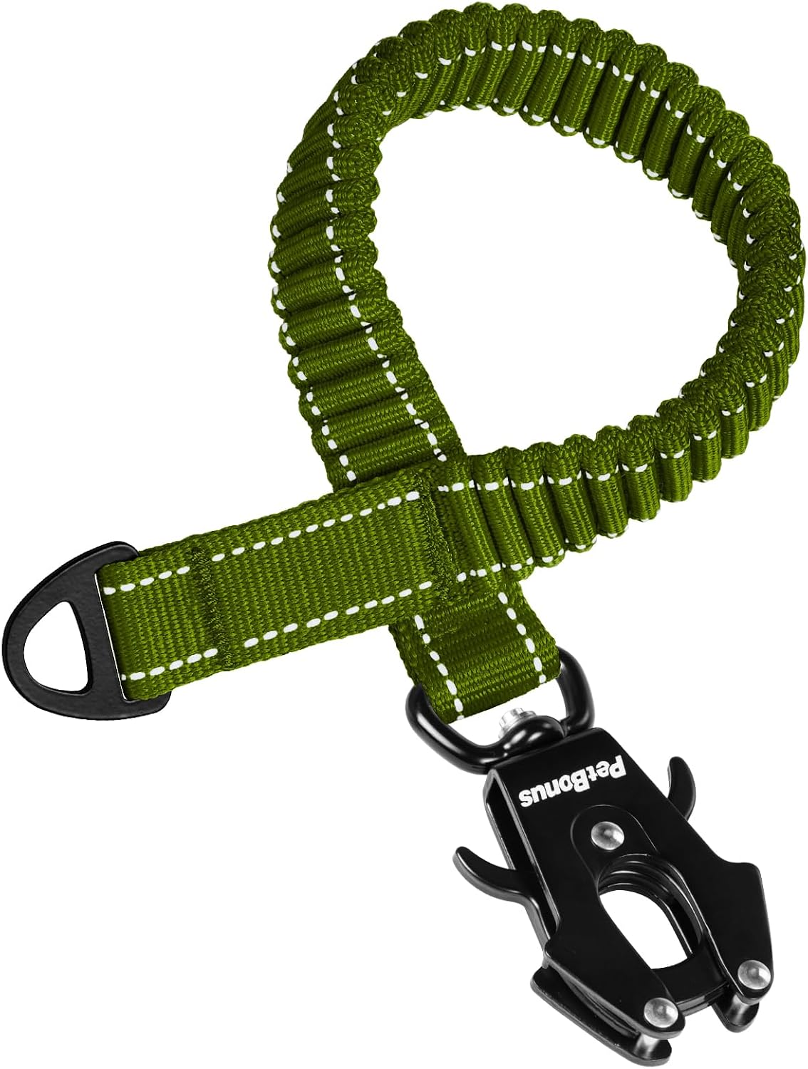 PetBonus Bungee Dog Leash Extension - Army Green
