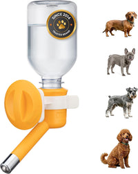 Choco Nose Patented No-Drip Dog Water Bottle/Feeder for Dogs/Cats - C590 Orange / Small Sized Dogs and Cats-10.2 fl.oz