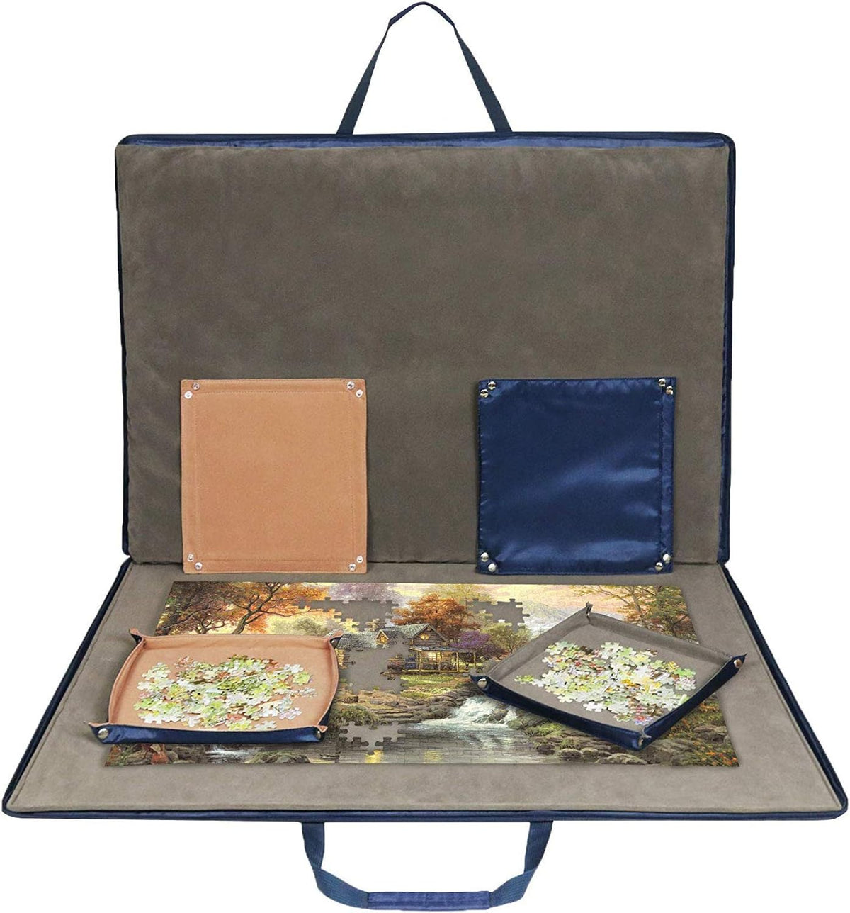 Lavievert 1500 Piece Jigsaw Puzzle Board with Padded Cover - Up to 1500 pcs