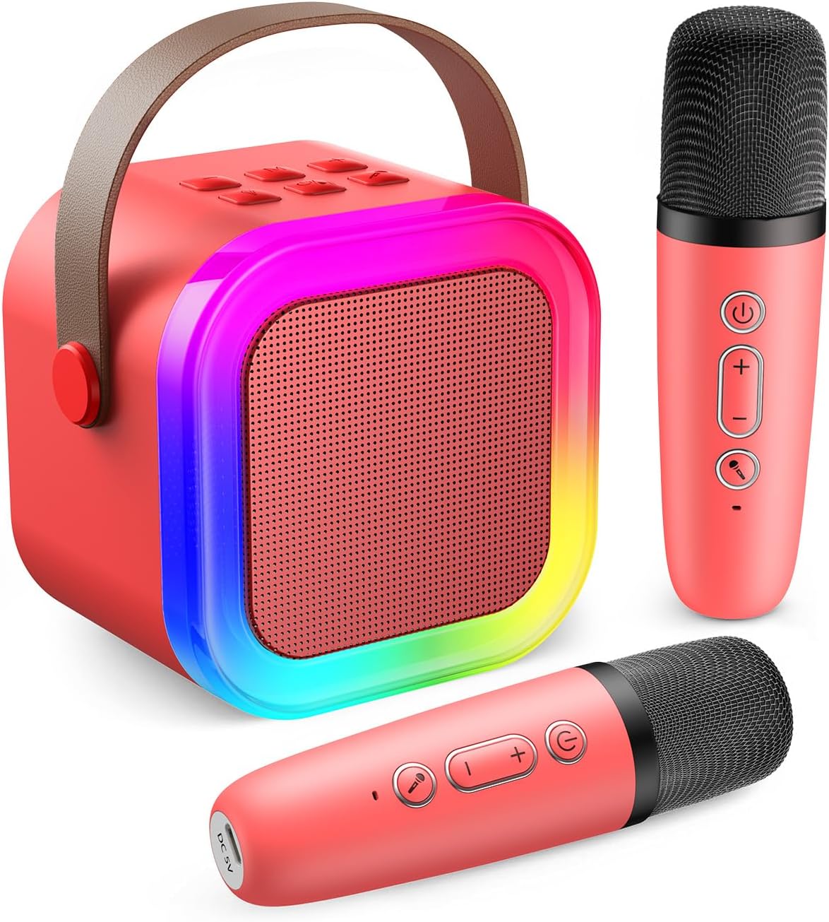 Karaoke Machine for Kids Adults - Red