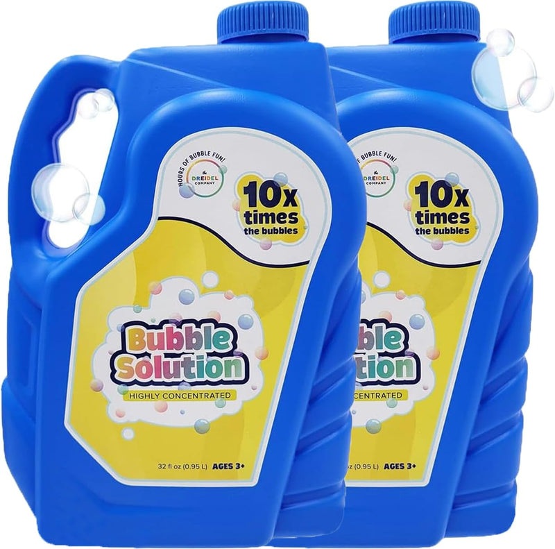 32 oz Concentrated Bubble Solution, Refills up to 2.5 Gallons - 2-Pack