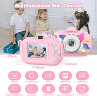 Kids Camera Toddler Toys for Girls Boys Aged 3-12 - Pink - image 2
