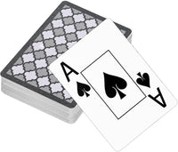 Teskyer Waterproof Plastic Playing Cards, 2 Decks, Large Index – Fun for Kids & Family - 1 Pack - BK (Large Index)