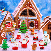 DIYDEC 60PCS Luminous Mini Resin Animals 60 Styles Miniatures Glow - 32Pcs Christmas Miniature Figurines - image 4